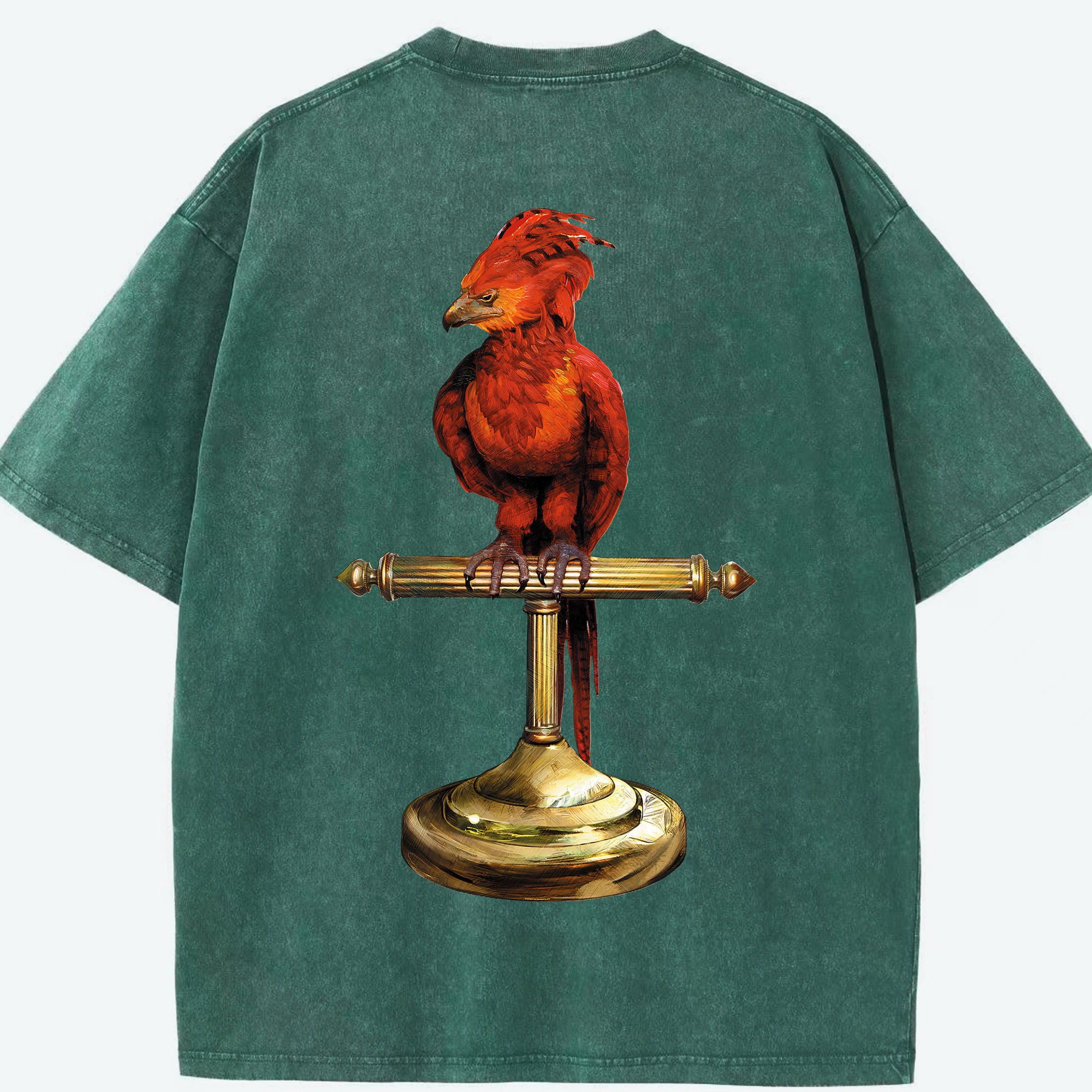（画像用） Harry Potter ハリー・ポッターシリーズ 綿100% ヴィンテージ風 半袖Tシャツ（背面プリント）